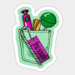 Sweet Temptations: Free Sample Pocket Sticker